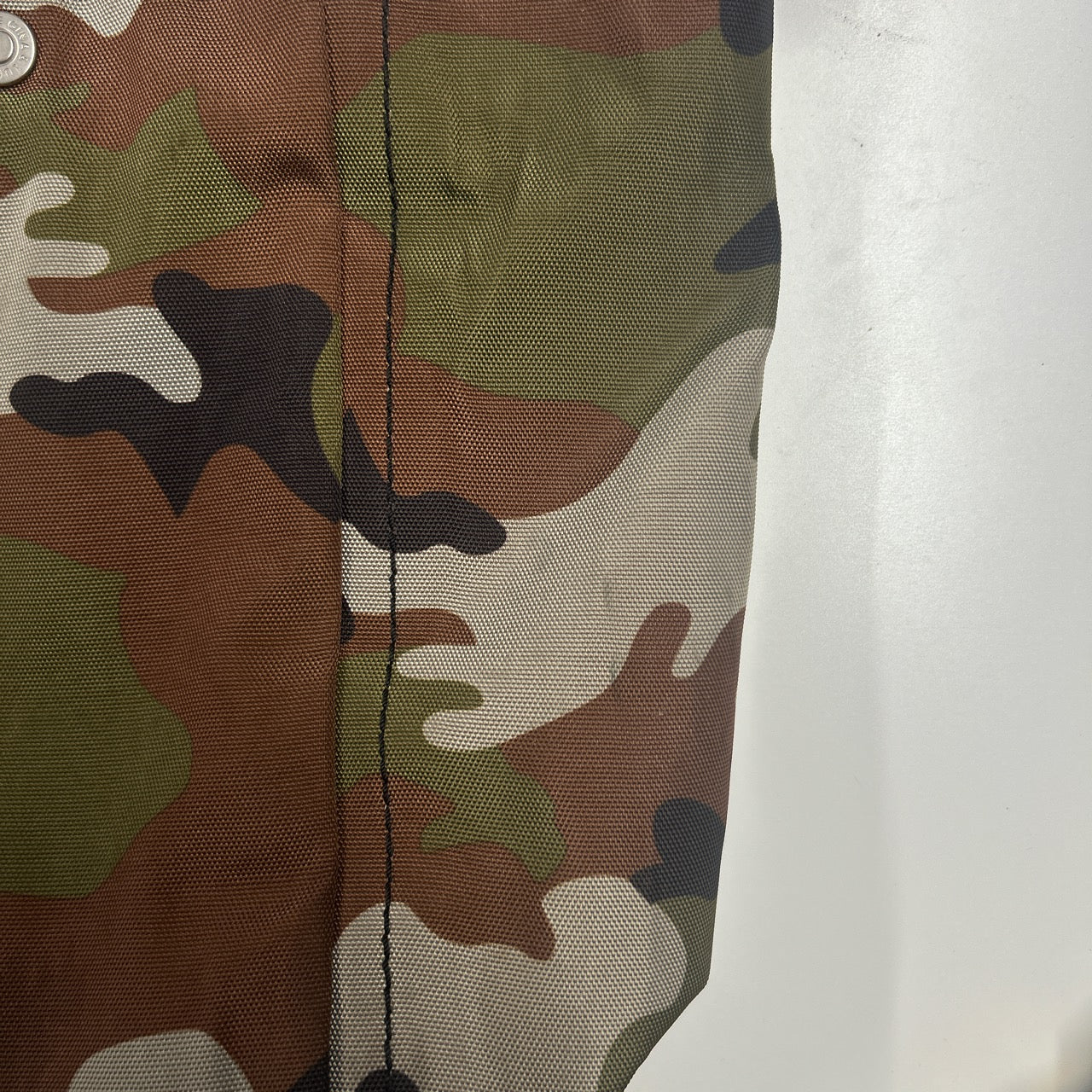 green camouflage george gina and lucy studded canvas shoulder bag