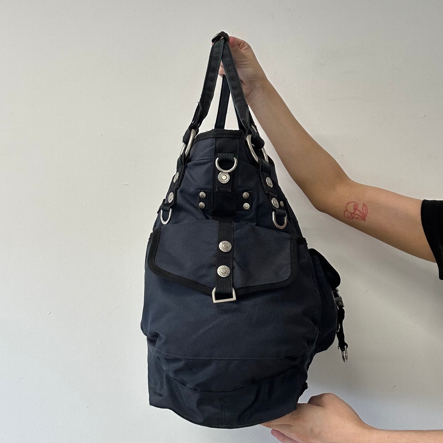 navy George Gina and Lucy dia_monde handbag