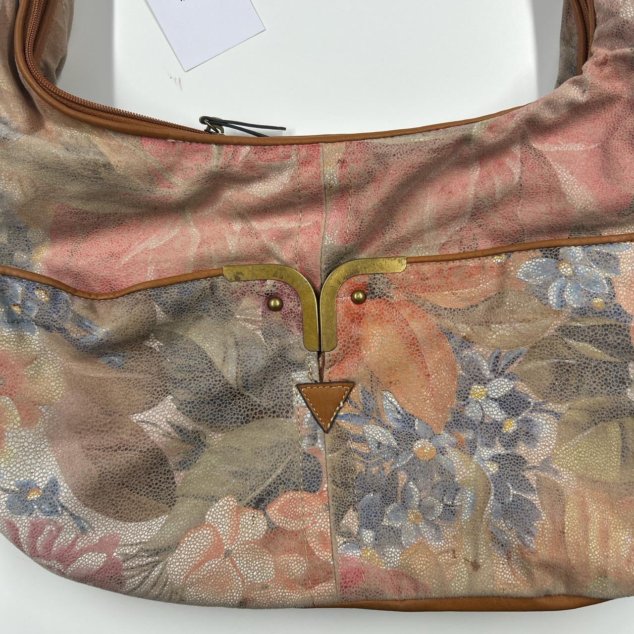 floral pastel shoulder bag