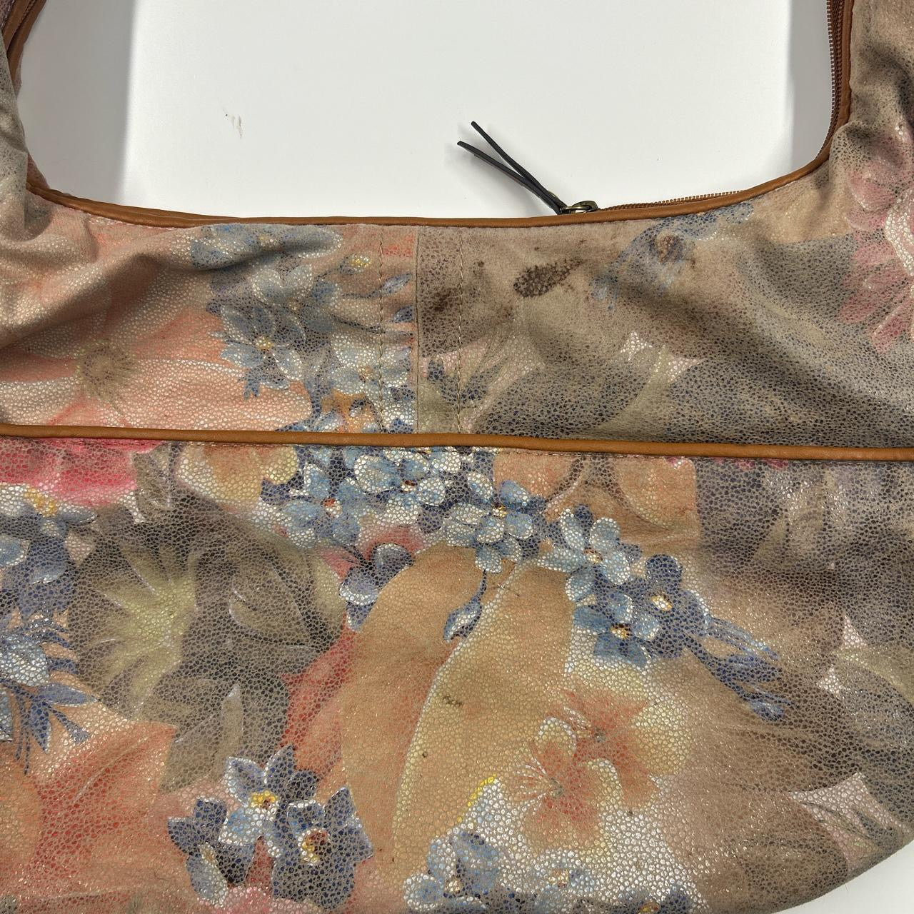 floral pastel shoulder bag