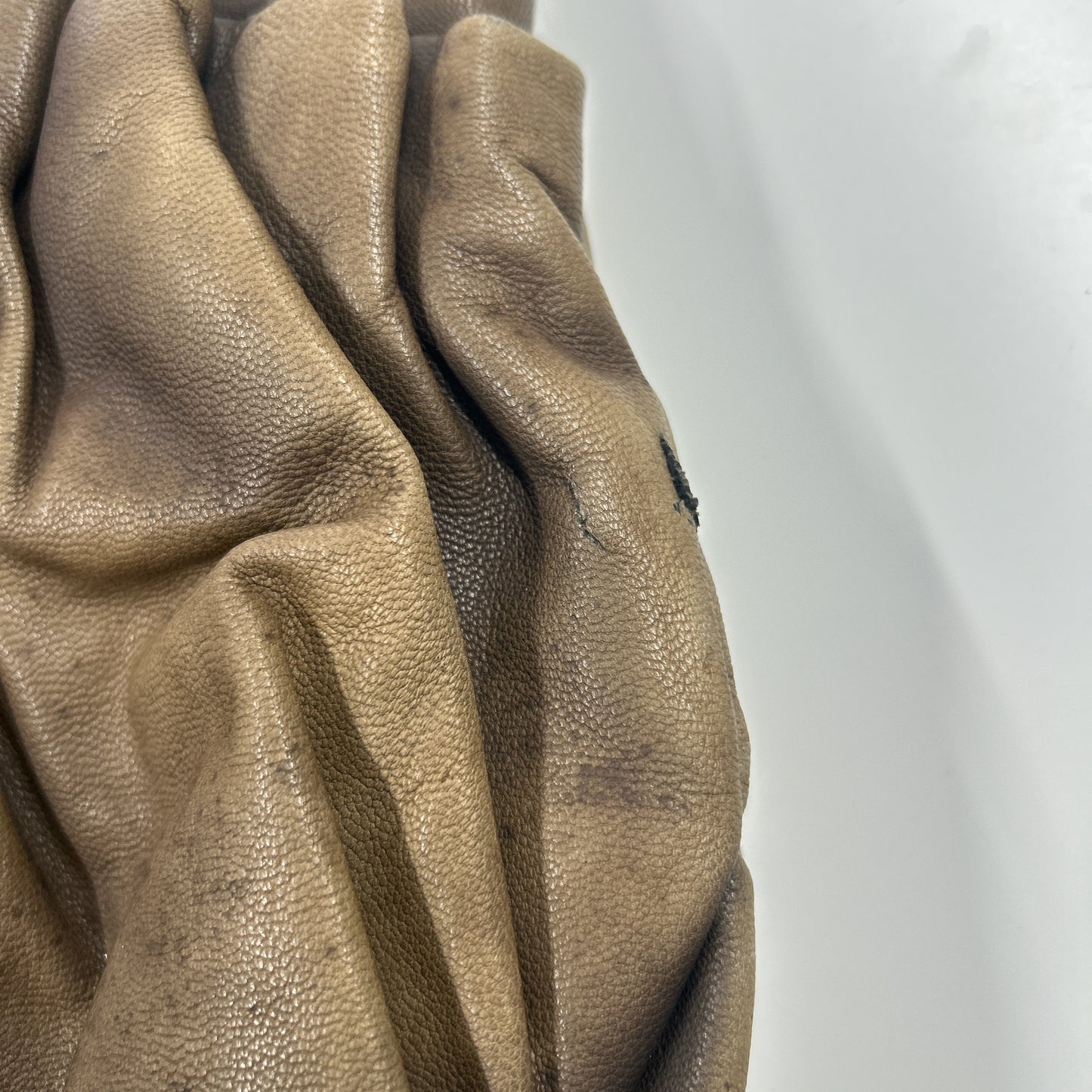 brown genuine leather shoulder bag