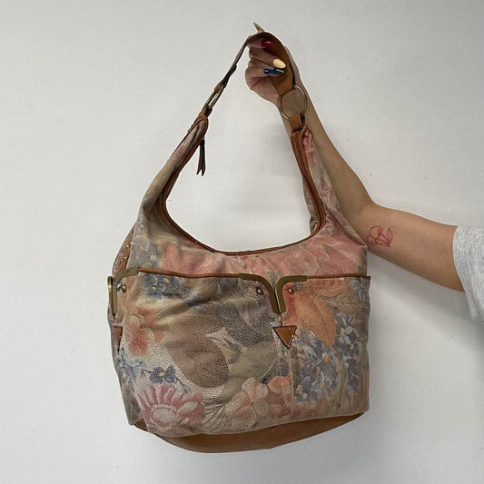 floral pastel shoulder bag