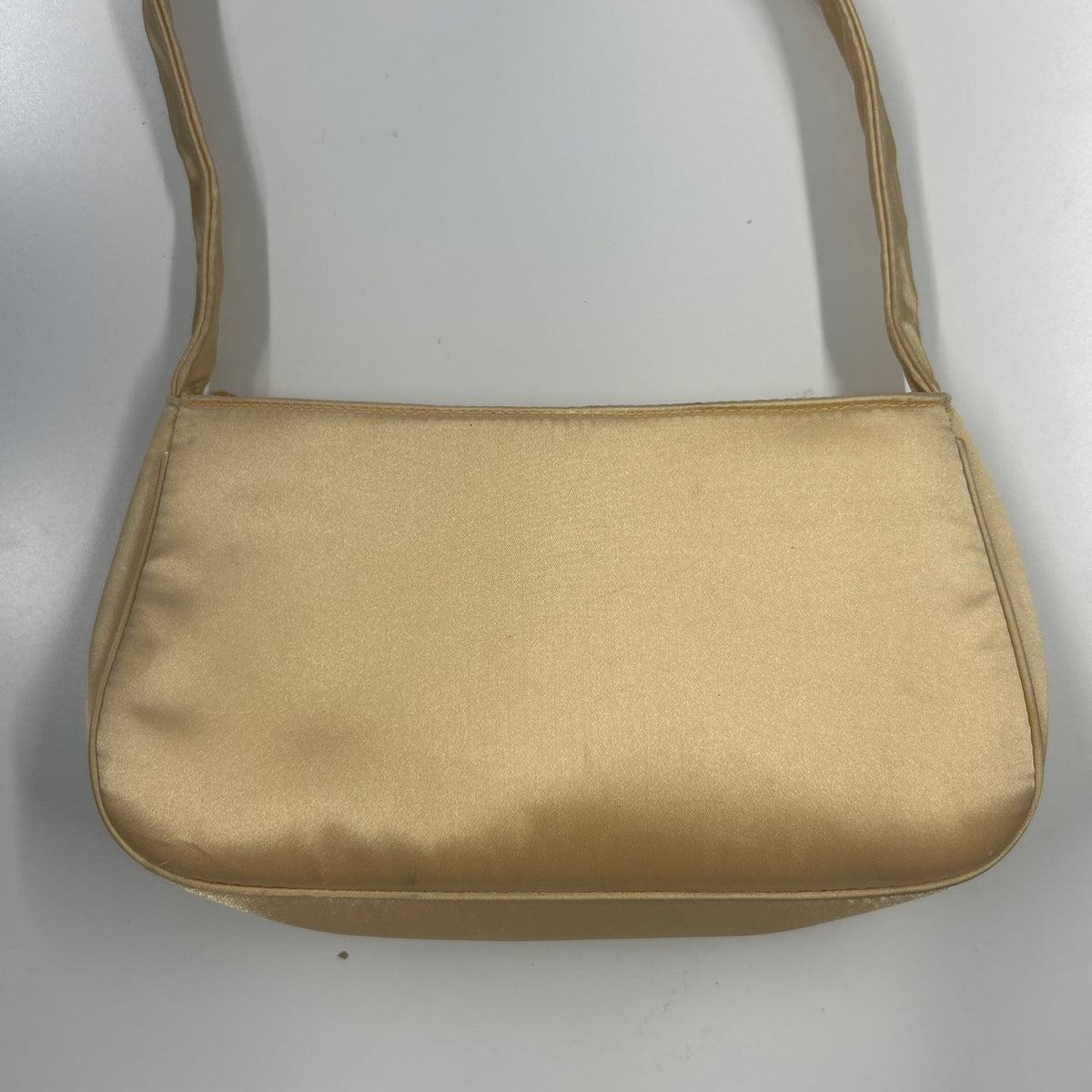 butter yellow sequin shoulder bag