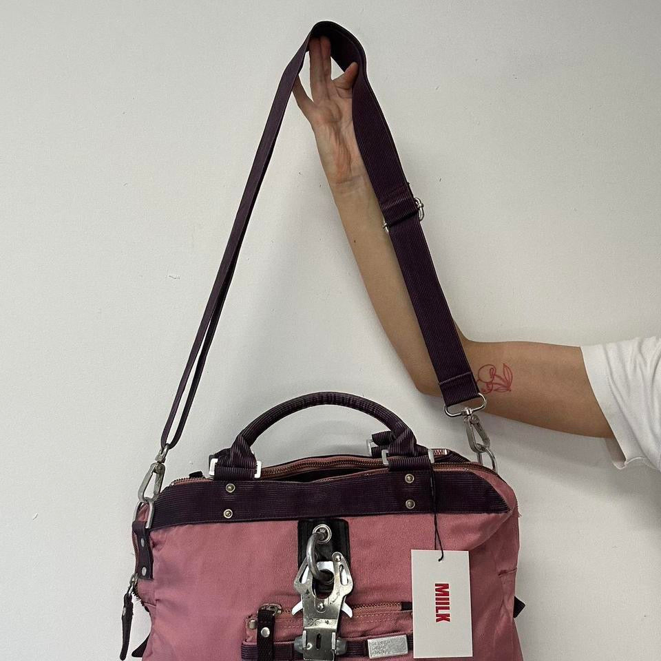 purple and pink Miss Perfect George Gina and Lucy shoulder bag