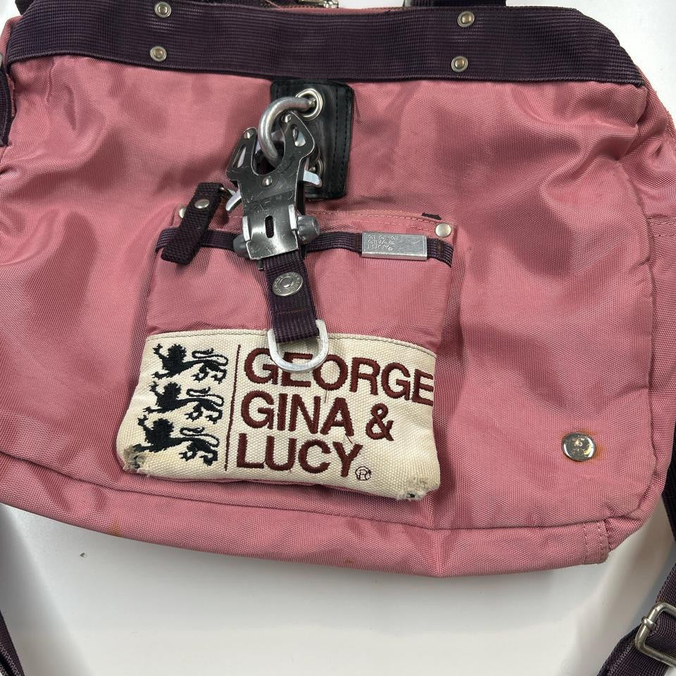 purple and pink Miss Perfect George Gina and Lucy shoulder bag