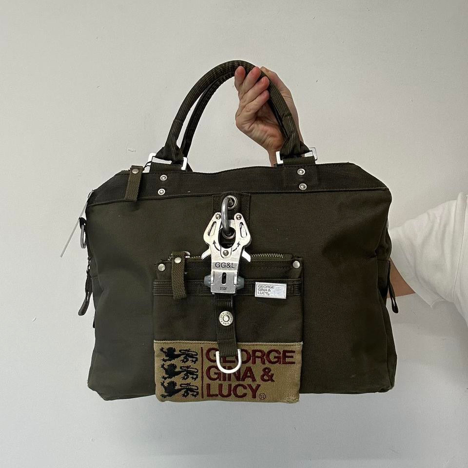 khaki Miss Perfect George Gina and Lucy shoulder bag