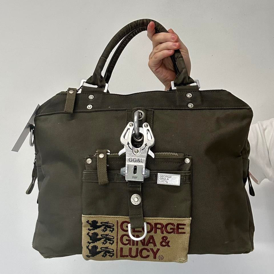 khaki Miss Perfect George Gina and Lucy shoulder bag