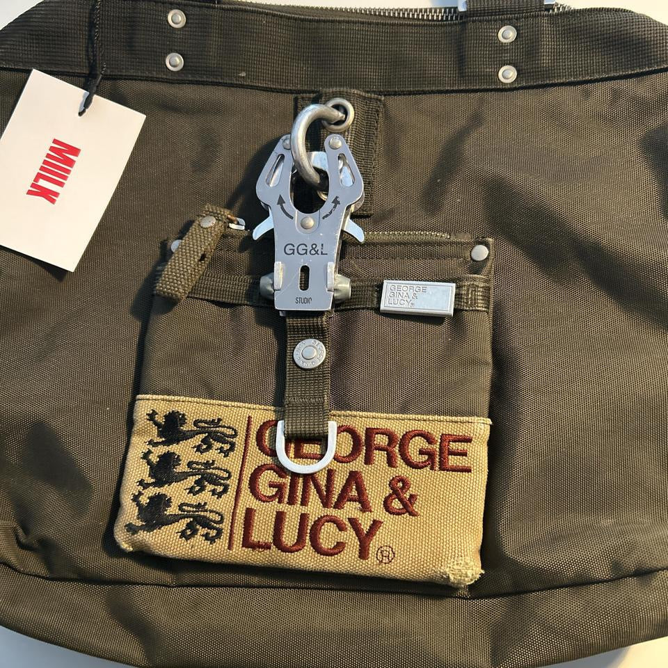 khaki Miss Perfect George Gina and Lucy shoulder bag